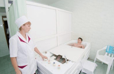 Soins à l'eau thermale